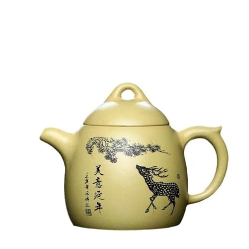 Teeservice Für Erwachsene 250 Ml Handgemachte Chinesische Stil Tee-Set Tee Wasserkocher Yixing Teekanne Original Erz Abschnitt Schlamm Qin Quan Lila Ton Topf von MAYINGLON