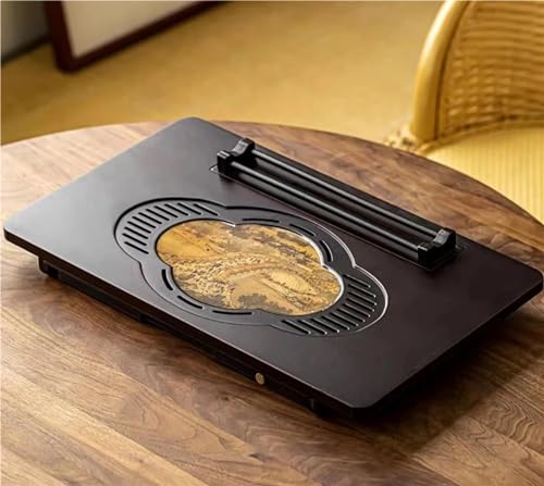 Teeservice Für Erwachsene BambooTeaTray Drainage Wasserspeicher Kung Fu TeaSet Schublade Teebrett Tisch Chinesische Teezeremonie Werkzeuge Teekanne(A) von MAYINGLON