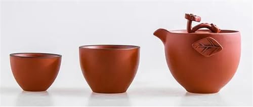 Teeservice Für Erwachsene Eine Kanne Und Zwei Tassen Tragbare Reise-Teekanne China-Teeset Teeset Mit Teesieb Kaffeetasse Trinkgeschirr Für Outdoor-Camping Teekanne(B) von MAYINGLON