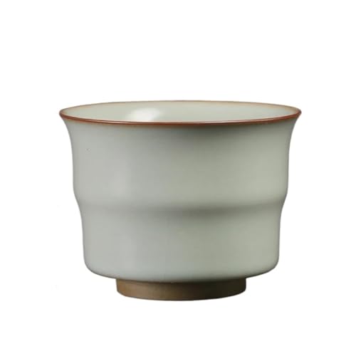 Teeservice Für Erwachsene Handgefertigte Boutique-Teeschale Aus Azure-Glasur Chinesisches Tee-Set Zubehör Pu'er-Meister-Teetasse Traditionelle Ru-Ofen-Keramik-Teetasse Teekanne(B) von MAYINGLON