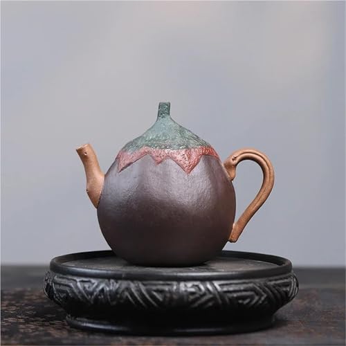 Teeservice Für Erwachsene Handgefertigter Auberginentopf Roherz Abschnitt Schlammkessel Mit Teesieb Zisha Teeset Liefert 200ML Vintage Yixing Lila Ton Teekannen Teekanne von MAYINGLON