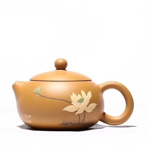 Teeservice Für Erwachsene Handgemachte Xishi Schönheit Teekanne Abschnitt Schlamm Filter Tee-ei Tee-Set Zubehör 1PCS 320ml Yixing Lila Ton Teekanne Teekanne von MAYINGLON