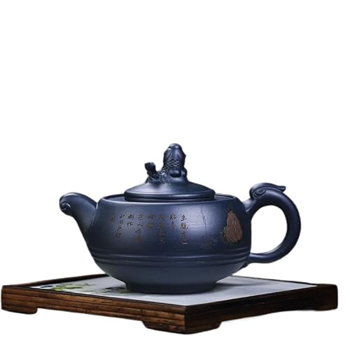 Teeservice Für Erwachsene Kung-Fu-Teeset Teekanne, 650 Ml, Handgefertigte Lila Tontopf-Kollektion, Tianqing-Schlammkante, Holz Auf Der Suche Nach Fisch Teeservice Für Erwachsene Kung-Fu-Teeset Teekanne, 650 Ml, Handgefertigte Lila Tontopf-Kollektion, Tianqing-Schlammkante, Holz Auf Der Suche Nach Fisch von MAYINGLON