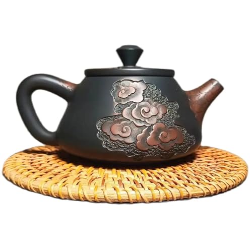 Teeservice Für Erwachsene Ton Reine Handgemachte Schnitzerei Shipiao Teekanne Keramik Kung Fu Tee Set Trinkgeschirr Teezeremonie Teekanne von MAYINGLON