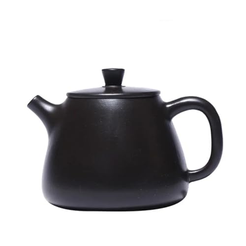 Teeservice Für Erwachsene Zisha Tee Set Geschenke 190ml Handmade High Stone Scoop Tea Pot Raw Ore Black Mud Kettle Chinese Yixing Purple Clay Teekannen Teekanne von MAYINGLON