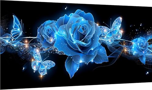 Diamond Painting Blume, 5D Diamond Painting Erwachsene Groß XXL Schmetterling, DIY Full Drill Stickerei Cross Stickerei Set, Diamant Malerei Bastelset Erwachsene, für Deko Wohnzimmer 80x160cm 0-8680 Diamond Painting Blume, 5D Diamond Painting Erwachsene Groß XXL Schmetterling, DIY Full Drill Stickerei Cross Stickerei Set, Diamant Malerei Bastelset Erwachsene, für Deko Wohnzimmer 80x160cm 0-8680 von MAYINGOU