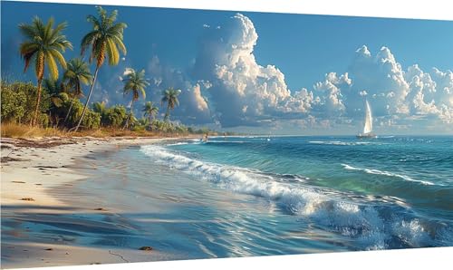 Diamond Painting Erwachsene Groß XXL Ozean, Diamant Painting Bilder Strand, 5D DIY Stickerei Cross Stickerei Bastelset Erwachsene, Full Drill Diamant Malerei für Deko Wohnzimmer 100x200cm 6-1142 Diamond Painting Erwachsene Groß XXL Ozean, Diamant Painting Bilder Strand, 5D DIY Stickerei Cross Stickerei Bastelset Erwachsene, Full Drill Diamant Malerei für Deko Wohnzimmer 100x200cm 6-1142 von MAYINGOU