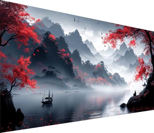Diamond Painting XXL 100x200cm, Diamond Painting Erwachsene Rivers, DIY Basteln Erwachsene Landschaft, Full Diamant Kunst Malerei Stickerei Set, Deko Wohnzimmer und Wanddeko, Geschenke für Frauen 9-98 Diamond Painting XXL 100x200cm, Diamond Painting Erwachsene Rivers, DIY Basteln Erwachsene Landschaft, Full Diamant Kunst Malerei Stickerei Set, Deko Wohnzimmer und Wanddeko, Geschenke für Frauen 9-98 von MAYINGOU