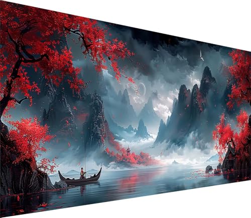 Diamond Painting XXL 30x60cm, Diamond Painting Erwachsene Berg, DIY Basteln Erwachsene Landschaft, Full Diamant Kunst Malerei Stickerei Set, Painting für Deko Wohnzimmer und Wanddeko Geschenke W-1145 von MAYINGOU
