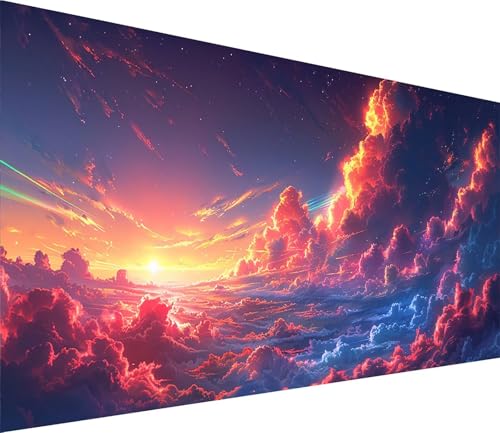 Diamond Painting XXL 40x80cm, Diamond Painting Erwachsene Wolke, DIY Basteln Erwachsene Sonnenuntergang, Full Diamant Kunst Malerei Stickerei Set, Deko Wohnzimmer und Wanddeko Geschenke 5-1884 Diamond Painting XXL 40x80cm, Diamond Painting Erwachsene Wolke, DIY Basteln Erwachsene Sonnenuntergang, Full Diamant Kunst Malerei Stickerei Set, Deko Wohnzimmer und Wanddeko Geschenke 5-1884 von MAYINGOU