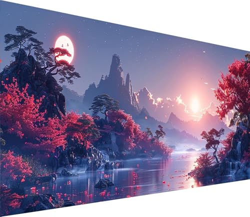 Diamond Painting XXL 50x100cm, Diamond Painting Erwachsene Berg, DIY Basteln Erwachsene Baum, Full Diamant Kunst Malerei Stickerei Set, für Deko Wohnzimmer und Wanddeko, Geschenke für Frauen I-6365 Diamond Painting XXL 50x100cm, Diamond Painting Erwachsene Berg, DIY Basteln Erwachsene Baum, Full Diamant Kunst Malerei Stickerei Set, für Deko Wohnzimmer und Wanddeko, Geschenke für Frauen I-6365 von MAYINGOU