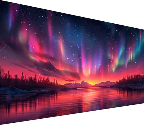 Diamond Painting XXL 50x100cm, Diamond Painting Erwachsene Sternenhimmel, DIY Basteln Erwachsene Aurora, Full Diamant Kunst Malerei Stickerei Set, Deko Wohnzimmer und Wanddeko Geschenke 7-7682 Diamond Painting XXL 50x100cm, Diamond Painting Erwachsene Sternenhimmel, DIY Basteln Erwachsene Aurora, Full Diamant Kunst Malerei Stickerei Set, Deko Wohnzimmer und Wanddeko Geschenke 7-7682 von MAYINGOU