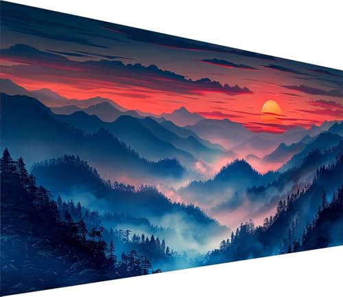 Diamond Painting XXL 70x140cm, Diamond Painting Erwachsene Sonnenuntergang, DIY Basteln Erwachsene Wald, Full Diamant Kunst Malerei Stickerei Set, Deko Wohnzimmer und Wanddeko Geschenke 4-8387 Diamond Painting XXL 70x140cm, Diamond Painting Erwachsene Sonnenuntergang, DIY Basteln Erwachsene Wald, Full Diamant Kunst Malerei Stickerei Set, Deko Wohnzimmer und Wanddeko Geschenke 4-8387 von MAYINGOU