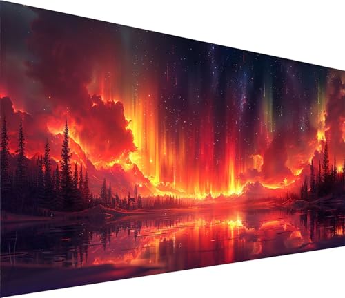 Diamond Painting XXL 80x160cm, Diamond Painting Erwachsene Sonnenuntergang, DIY Basteln Erwachsene Landschaft, Full Diamant Kunst Malerei Stickerei Set, Deko Wohnzimmer und Wanddeko Geschenke 8-8298 von MAYINGOU