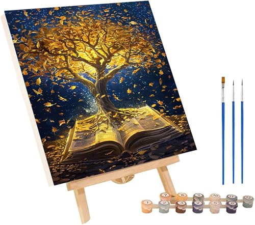 Malen Nach Zahlen Erwachsene Baum, Malen Nach Zahlen Buch, DIY Set Erwachsene Mit 3 Pinseln und Acrylfarbe, Paint by Numbers für Deko Wohnzimmer und Wanddeko, Als Geschenke für Frauen 50x65 cm Y-3930 Malen Nach Zahlen Erwachsene Baum, Malen Nach Zahlen Buch, DIY Set Erwachsene Mit 3 Pinseln und Acrylfarbe, Paint by Numbers für Deko Wohnzimmer und Wanddeko, Als Geschenke für Frauen 50x65 cm Y-3930 von MAYINGOU
