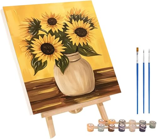 Malen Nach Zahlen Erwachsene Blume, Malen Nach Zahlen Sonnenblume, DIY Set Erwachsene Mit 3 Pinseln und Acrylfarbe, Paint by Numbers für Deko Wohnzimmer und Wanddeko Geschenke 30x40 cm 0-3076 Malen Nach Zahlen Erwachsene Blume, Malen Nach Zahlen Sonnenblume, DIY Set Erwachsene Mit 3 Pinseln und Acrylfarbe, Paint by Numbers für Deko Wohnzimmer und Wanddeko Geschenke 30x40 cm 0-3076 von MAYINGOU