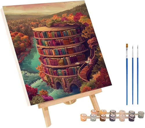 Malen Nach Zahlen Erwachsene Landschaft, Malen Nach Zahlen Baum, DIY Set Erwachsene Mit 3 Pinseln und Acrylfarbe, Paint by Numbers für Deko Wohnzimmer Wanddeko, Geschenke für Frauen 40x50 cm 7-6255 Malen Nach Zahlen Erwachsene Landschaft, Malen Nach Zahlen Baum, DIY Set Erwachsene Mit 3 Pinseln und Acrylfarbe, Paint by Numbers für Deko Wohnzimmer Wanddeko, Geschenke für Frauen 40x50 cm 7-6255 von MAYINGOU