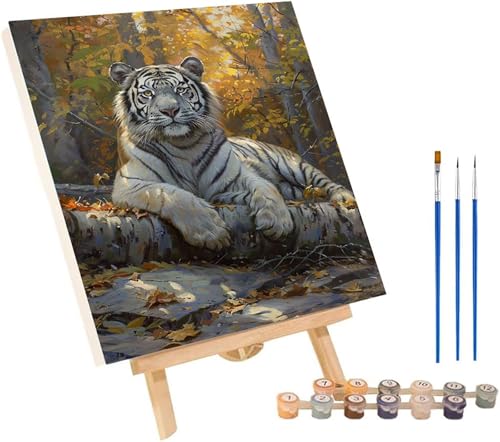 Malen Nach Zahlen Erwachsene Tiger, Malen Nach Zahlen Pflanze, DIY Set Erwachsene Mit 3 Pinseln und Acrylfarbe, Paint by Numbers für Deko Wohnzimmer und Wanddeko, Geschenke für Frauen 40x50 cm 1-7517 Malen Nach Zahlen Erwachsene Tiger, Malen Nach Zahlen Pflanze, DIY Set Erwachsene Mit 3 Pinseln und Acrylfarbe, Paint by Numbers für Deko Wohnzimmer und Wanddeko, Geschenke für Frauen 40x50 cm 1-7517 von MAYINGOU
