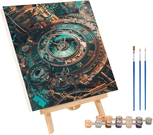 Malen Nach Zahlen Erwachsene Uhr, Malen Nach Zahlen Mechanisch, DIY Set Erwachsene Mit 3 Pinseln und Acrylfarbe, Paint by Numbers für Deko Wohnzimmer und Wanddeko, Geschenke für Frauen 60x80 cm K-6394 Malen Nach Zahlen Erwachsene Uhr, Malen Nach Zahlen Mechanisch, DIY Set Erwachsene Mit 3 Pinseln und Acrylfarbe, Paint by Numbers für Deko Wohnzimmer und Wanddeko, Geschenke für Frauen 60x80 cm K-6394 von MAYINGOU