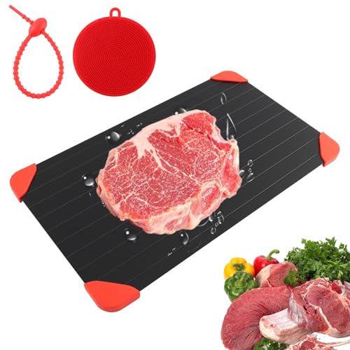Auftauplatte für gefrorenes Fleisch, schnelles Auftauen, Auftauplatte, kein Strom erforderlich, für gefrorenes Fleisch, Fisch und Gemüse (Größe: L) von MAYIT