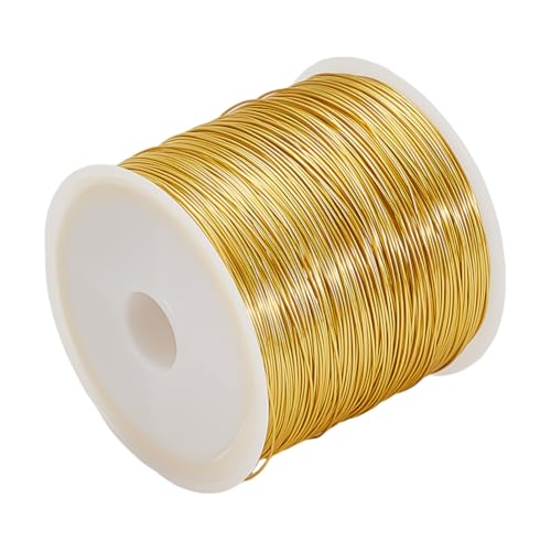 MAYJOYDIY 100m 18K Vergoldeter Kupferdraht 0.4mm 26 Gauge Schmuck Basteldraht Goldener Anlaufbeständiger Kupfer Perlendraht Für Armbänder Halsketten Charm Perlen Schmuckherstellung MAYJOYDIY 100m 18K Vergoldeter Kupferdraht 0.4mm 26 Gauge Schmuck Basteldraht Goldener Anlaufbeständiger Kupfer Perlendraht Für Armbänder Halsketten Charm Perlen Schmuckherstellung von MAYJOYDIY