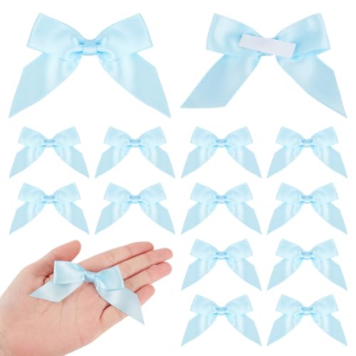 MAYJOYDIY 50 Stück Blaue Schleifen Aus Satinband 5.5cm Selbstklebende Schleifen Dekoration Vorgefertigte Schleifen Mit Doppelseitigem Klebeband Zum Geschenken Hochzeitsfeiern Dekoration DIY Basteln MAYJOYDIY 50 Stück Blaue Schleifen Aus Satinband 5.5cm Selbstklebende Schleifen Dekoration Vorgefertigte Schleifen Mit Doppelseitigem Klebeband Zum Geschenken Hochzeitsfeiern Dekoration DIY Basteln von MAYJOYDIY