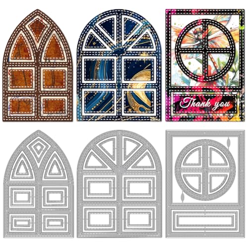 MAYJOYDIY Fensterrahmen Metall Stanzungen Zur Kartenherstellung Geometrischer Rahmen Fotorahmen Präge Stanzschablonen Karbonstahl Stanzen Für Scrapbooking Party Fotoalbum DIY Papierhandwerk MAYJOYDIY Fensterrahmen Metall Stanzungen Zur Kartenherstellung Geometrischer Rahmen Fotorahmen Präge Stanzschablonen Karbonstahl Stanzen Für Scrapbooking Party Fotoalbum DIY Papierhandwerk von MAYJOYDIY