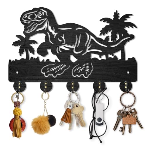 MAYJOYDIY Hölzern Dinosaurier Garderobenständer Wandhalterung Palme Antikes Tier Holz Schlüsselhalter Für Die Wand 30x20cm Dekorative Schlüsselhaken Mit 5 Haken Aus Legierung als Haustür Flur Küche MAYJOYDIY Hölzern Dinosaurier Garderobenständer Wandhalterung Palme Antikes Tier Holz Schlüsselhalter Für Die Wand 30x20cm Dekorative Schlüsselhaken Mit 5 Haken Aus Legierung als Haustür Flur Küche von MAYJOYDIY