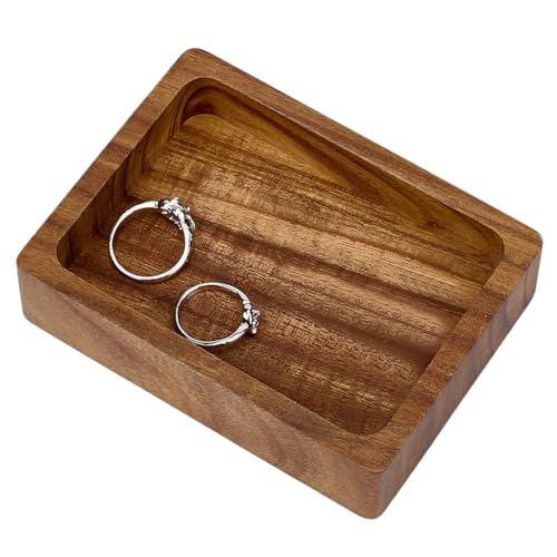 MAYJOYDIY Rechteckiges Serviertablett Aus Akazienholz Rechteckige Servierplatte Aus Holz Zur Präsentation von Sammlerstücken Ringen Schmuck Ohrringen Halsketten Schmuckstücken Organizer 10cmX7.5cm MAYJOYDIY Rechteckiges Serviertablett Aus Akazienholz Rechteckige Servierplatte Aus Holz Zur Präsentation von Sammlerstücken Ringen Schmuck Ohrringen Halsketten Schmuckstücken Organizer 10cmX7.5cm von MAYJOYDIY