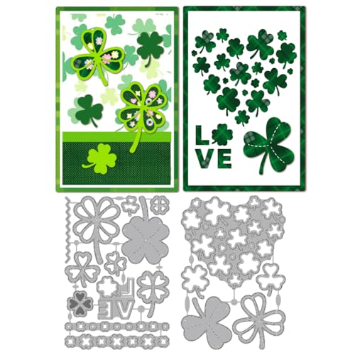 MAYJOYDIY Vierblättriges Kleeblatt Stanzformen Liebesherz Kleeblatt Metall Stanzformen St.Patrick'S Day Präge Und Stanzschablone Für Selbstgemachtes Scrapbooking Kartenbasteln Umschlagdekoration MAYJOYDIY Vierblättriges Kleeblatt Stanzformen Liebesherz Kleeblatt Metall Stanzformen St.Patrick'S Day Präge Und Stanzschablone Für Selbstgemachtes Scrapbooking Kartenbasteln Umschlagdekoration von MAYJOYDIY