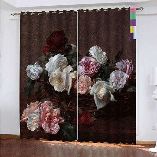 Wohnzimmer Gardinen Retro-Vasen-Druck 2 Stück Muster Verdunkelungsvorhang Schlafzimmer 280x260Cm Thermovorhang Schlafzimmer Farben Kinderzimmer Fensterdekoration Wohnzimmer Gardinen Retro-Vasen-Druck 2 Stück Muster Verdunkelungsvorhang Schlafzimmer 280x260Cm Thermovorhang Schlafzimmer Farben Kinderzimmer Fensterdekoration von MAYNUO
