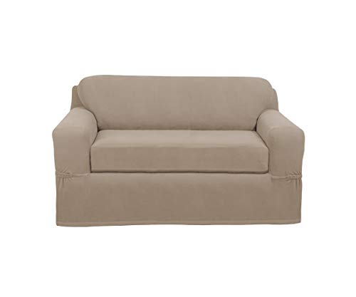 MAYTEX Pixel-Möbelabdeckung, sehr weich Loveseat Sand von Maytex