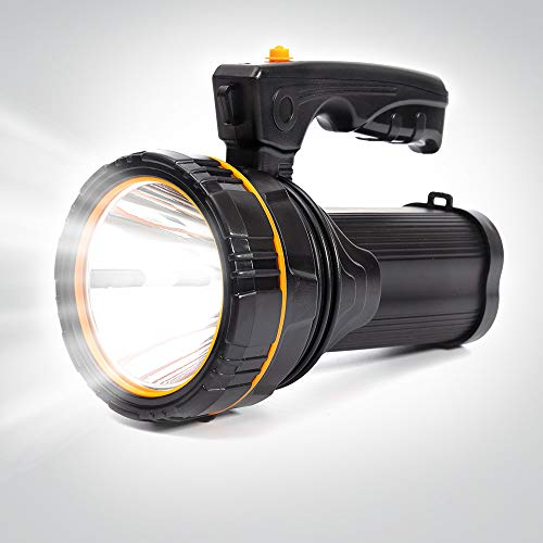 MAYTHANK LED Taschenlampe Extrem hell 6000 Lumens Wiederaufladbare Handlampe Langstrecken 800M Aufladbar Groß Batterie 10000Ma Handscheinwerfer Akku Suchscheinwerfer MAYTHANK LED Taschenlampe Extrem hell 6000 Lumens Wiederaufladbare Handlampe Langstrecken 800M Aufladbar Groß Batterie 10000Ma Handscheinwerfer Akku Suchscheinwerfer von MAYTHANK
