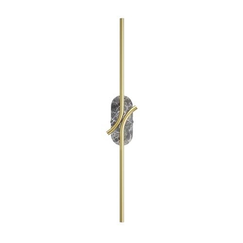 Maytoni Wandleuchte Renaissance – Elegante Messing-Wandleuchte mit Marmor-Elementen, 6W LED, 3000K, 170 Lumen, modernes Design, 630 mm Höhe von MAYTONI DECORATIVE LIGHTING
