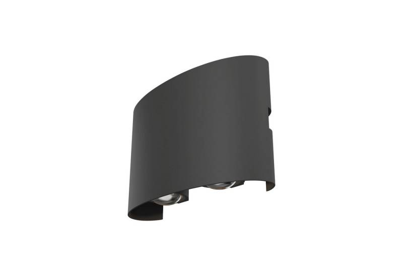 MAYTONI DECORATIVE LIGHTING Außen-Wandleuchte Strato 1 12x8x3.7 cm, LED fest integriert, hochwertige Design Lampe & dekoratives Raumobjekt von MAYTONI DECORATIVE LIGHTING