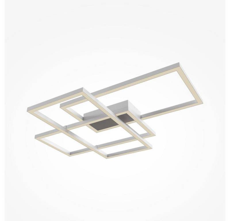 MAYTONI DECORATIVE LIGHTING LED Deckenleuchte Rida, Farbe: Weiß, Ja, fest verbaut, Extra-Warmweiß von MAYTONI DECORATIVE LIGHTING