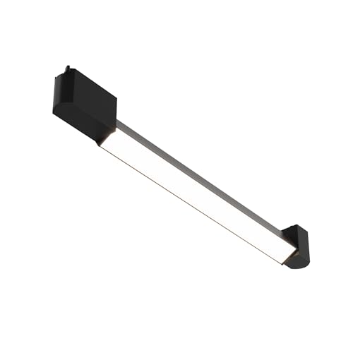 Maytoni Moderne Langfeldleuchte für Einphasen-Schienensystem UNITY Basis Rot LED incl. Schwarz aus Aluminum und Kunststoff Energieeffizient 24W für Küche, Schlafzimmer, Wohnzimmer, Esszimmer, Lobby von MAYTONI DECORATIVE LIGHTING