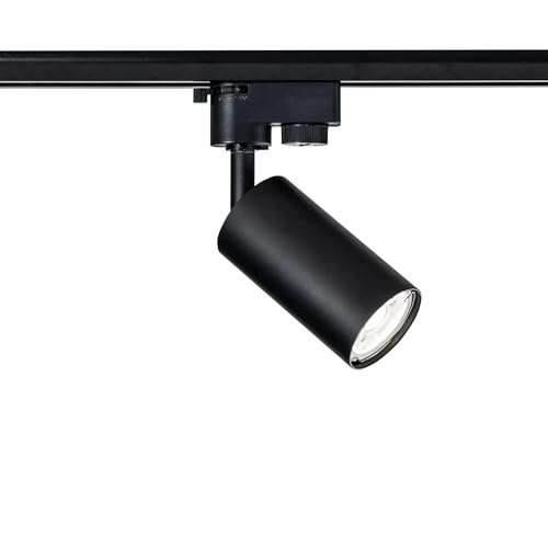 Maytoni Strahler für Schienensysteme, Track Lighting, Schwarz, 355 Grad, aus Aluminum, für 1xGU10 bis 50W exkl. für Wohnzimmer, Schlafzimmer, Küche, Flur für Wohnzimmer, Schlafzimmer, Küche, Flur von MAYTONI DECORATIVE LIGHTING