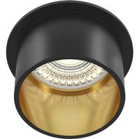 Reif Technical Reif Schwarz mit Gold Einbaudownlight - Maytoni von MAYTONI