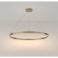 Rim Moderne integrierte LED-Pendel-Deckenleuchte Messing, 100 cm, 3000 k - Maytoni von MAYTONI