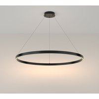 Rim Moderne integrierte LED-Pendel-Deckenleuchte Schwarz, 100 cm, 3000 k - Maytoni von MAYTONI