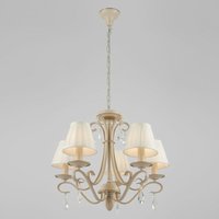 Brionia Kronleuchter E14x5 40W Weiß Metall 58 cm IP20 Klassisch Brionia Kronleuchter E14x5 40W Weiß Metall 58 cm IP20 Klassisch von MAYTONI