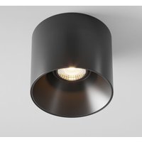 Maytoni Alfa LED Dimmbares Aufbau-Downlight Schwarz, 12,5 cm 3000 K von MAYTONI