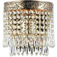 Deckenlampe Deckenleuchte Kristalllampe Wohnzimmerleuchte Metall goldfarben E27 von MAYTONI