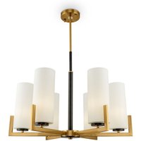 Maytoni - Fortano Moderner Fortano Kronleuchter aus Messing, 6-flammig, Glasschirm von MAYTONI
