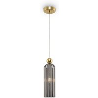 Neuwertig] Maytoni Hängeleuchte Pendelleuchte Glaslampe Grau Glasschirm E14 Dimmbar Metall B-Ware von MAYTONI