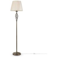 Grace Stehlampe Messing & Kristall, 1 Licht, E14 von MAYTONI