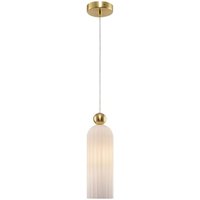 Maytoni - Antic Moderne schlanke Pendel-Deckenleuchte Gold, Glasschirm weiß Maytoni - Antic Moderne schlanke Pendel-Deckenleuchte Gold, Glasschirm weiß von MAYTONI
