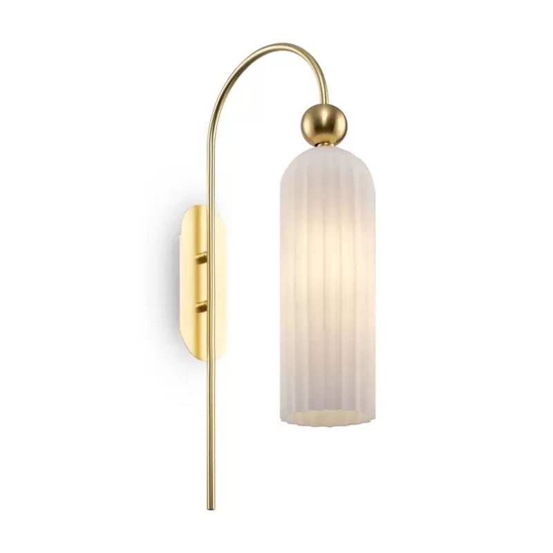Maytoni Antic Wandleuchte Wandlampe Wandlicht Leuchte Lampe Glasschirm In Weiß B-Ware von MAYTONI