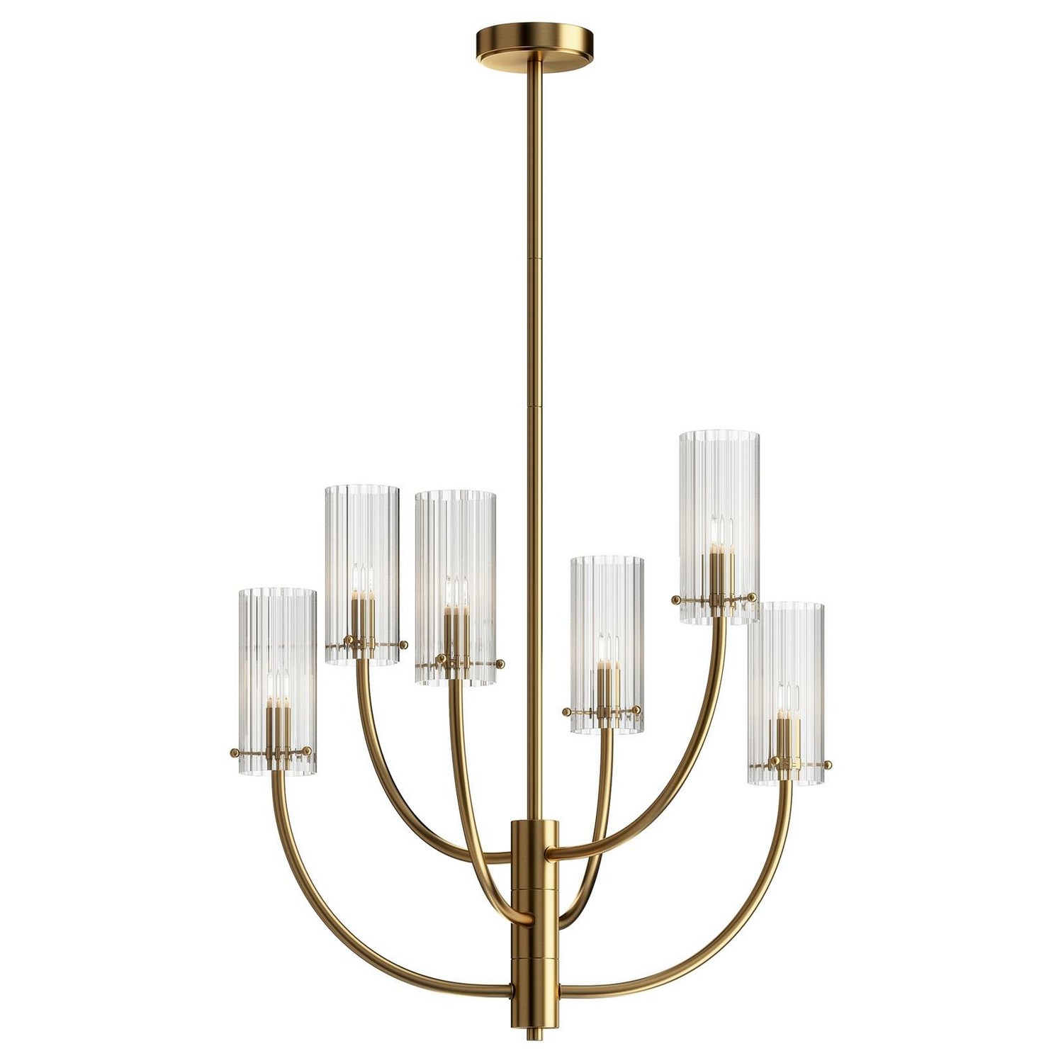 Maytoni Arco Hängeleuchte Hängeleuchte Lampe Kronleuchter 6 Flmg. G9 Messing Kla B-Ware von MAYTONI